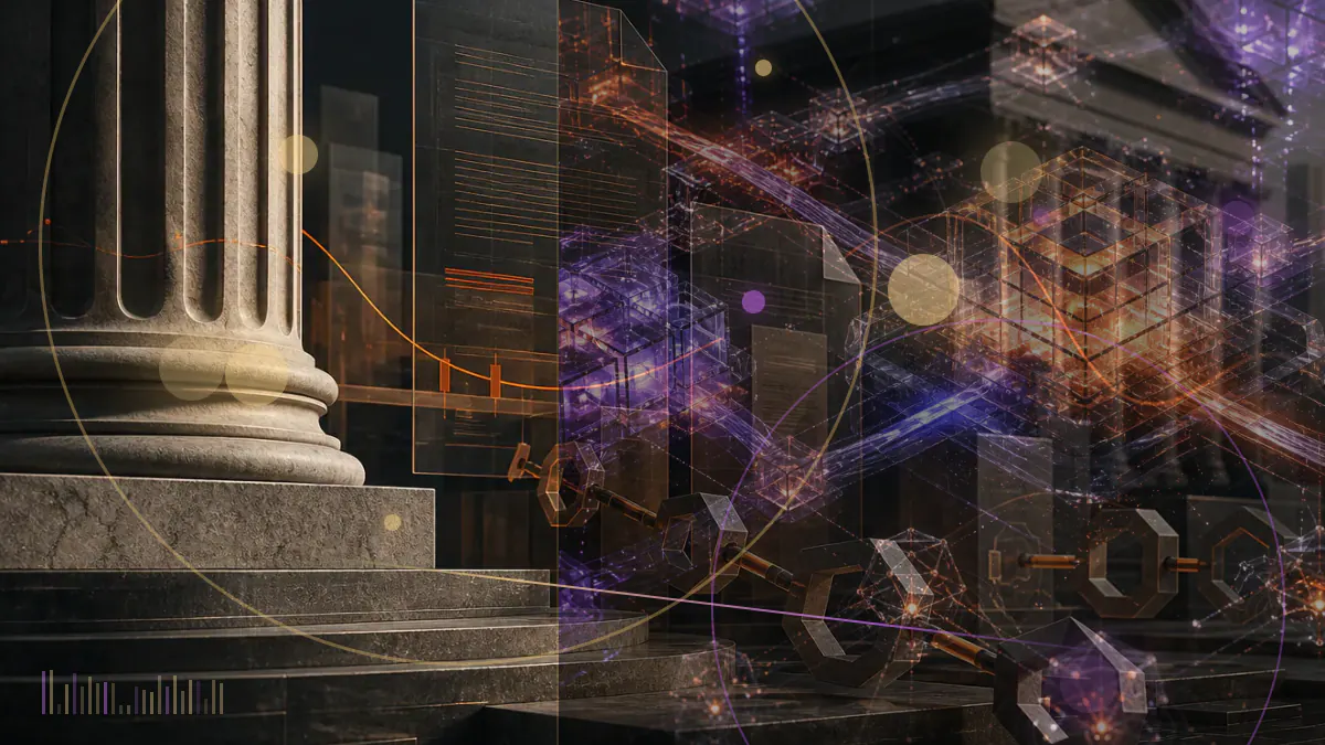 Conceptual illustration of Dogecoin moving through a digital checkout terminal beside an electric-car silhouette