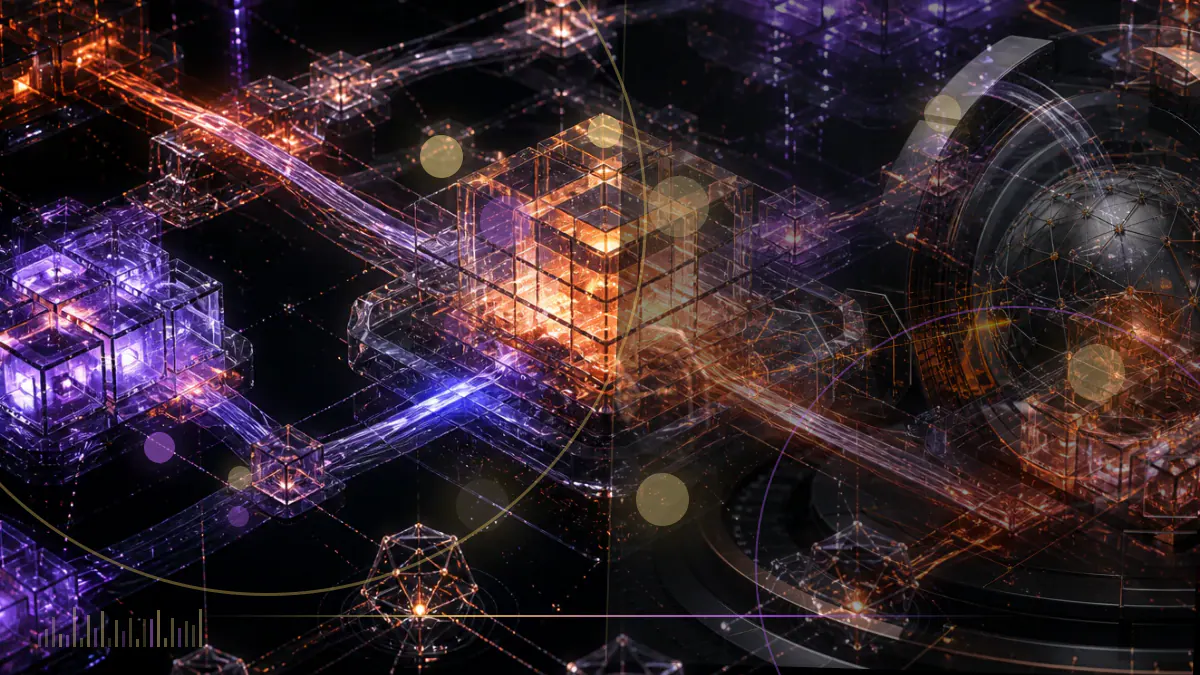 Conceptual illustration of a cross-chain bridge interrupted by frozen USDT tokens and warning signals