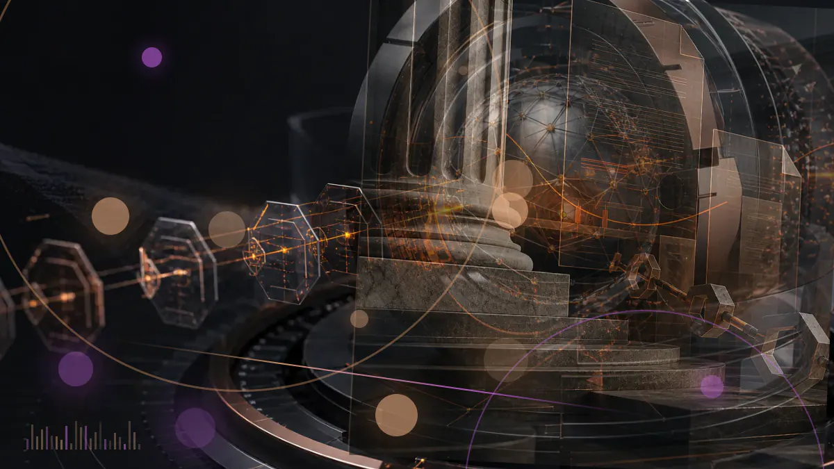 Conceptual cryptocurrency editorial illustration for Tether backed Ark Labs in a $5.2 million funding round