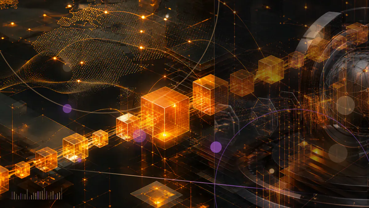 Conceptual illustration of Tether tokens circulating between cryptocurrency markets while bitcoin and ether price boards remain subdued