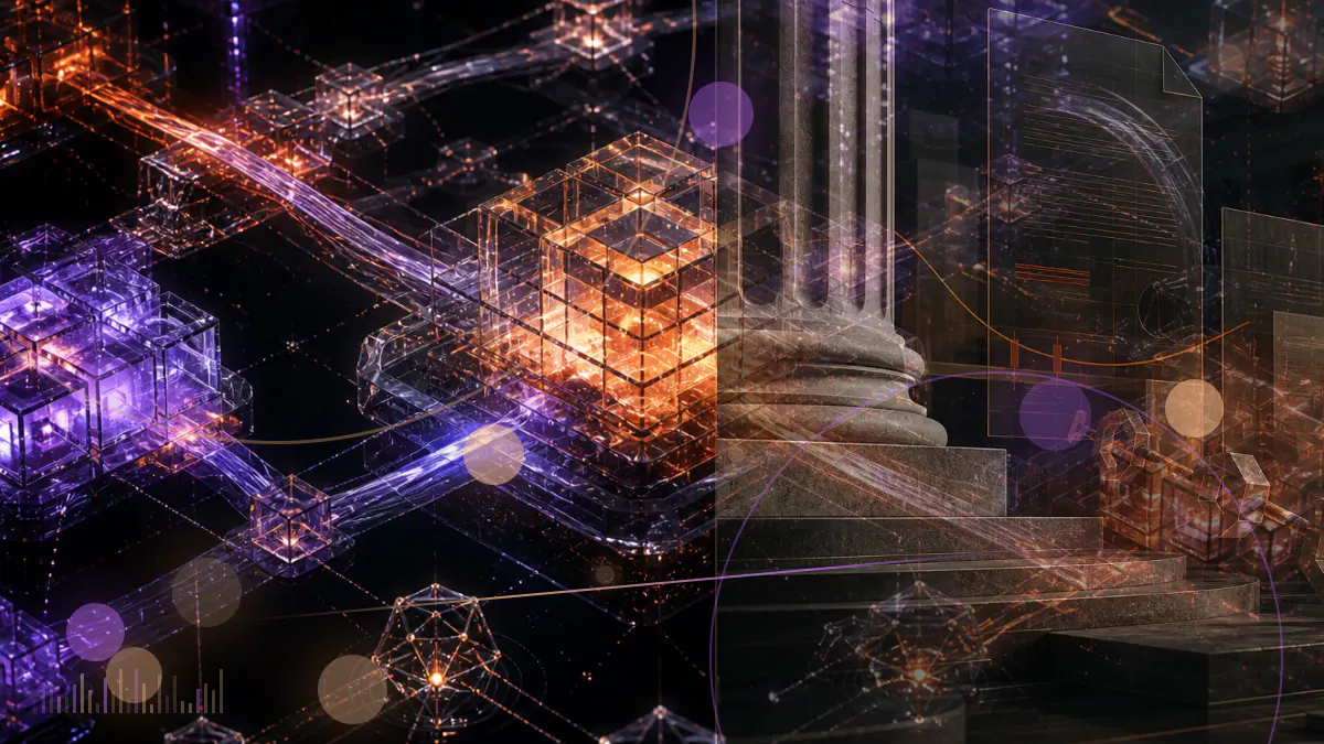 Conceptual illustration of dollar-linked Tether tokens entering Algorand’s layer-one asset network