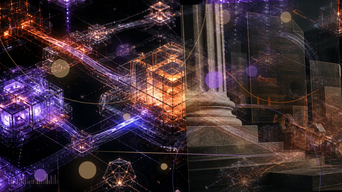 Conceptual illustration of a Thai regulatory ledger separating meme tokens, fan tokens, NFTs and exchange-issued tokens from a digital-asset exchange