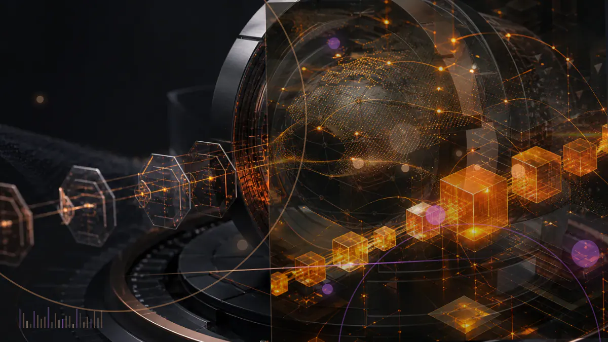 Conceptual illustration of a Thai regulatory document connecting an ICO token portal with licensed digital-asset exchanges, brokers and dealers