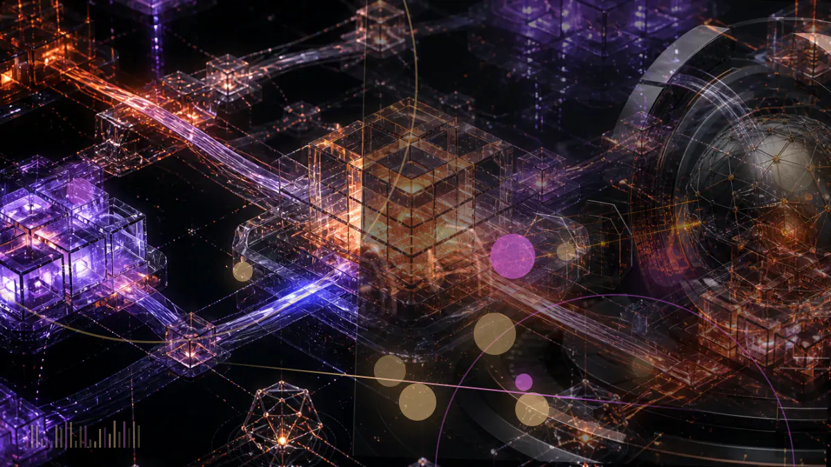 Conceptual illustration of a bitcoin held inside a secure United States Treasury reserve vault beside a separate digital-asset ledger
