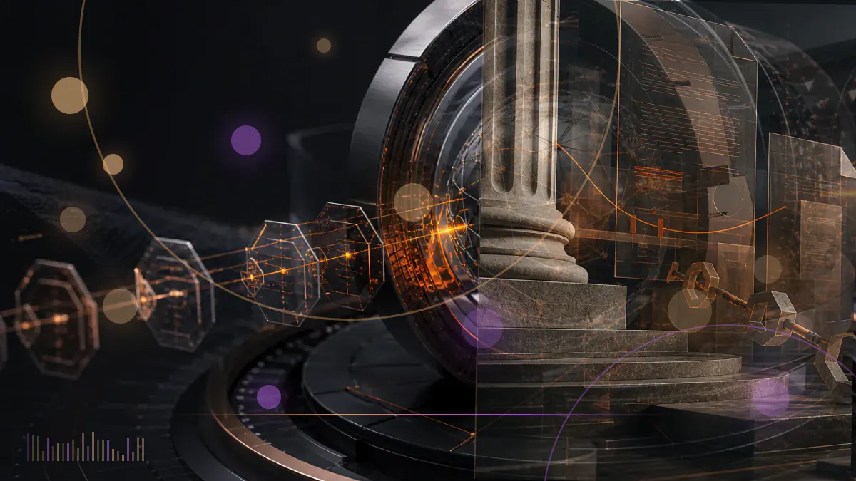 Conceptual illustration of a crypto exchange and digital wallet entering a United Kingdom regulatory compliance gateway