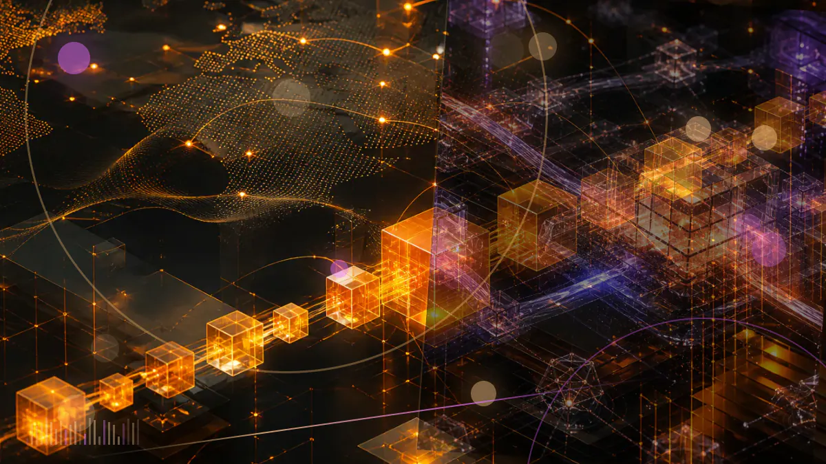 Conceptual illustration of a mobile telephone number being redirected toward email credentials and a cryptocurrency wallet