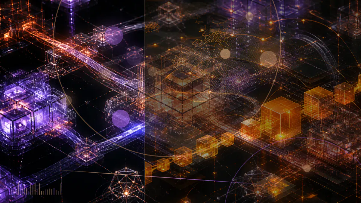 Conceptual illustration of traced Bitcoin transfers leading to a federal seizure warrant associated with a pipeline ransomware case