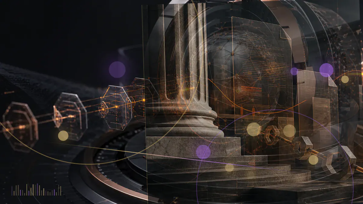 Conceptual illustration of a Bitcoin fund unit entering the Australian Securities Exchange through regulated brokerage and settlement rails