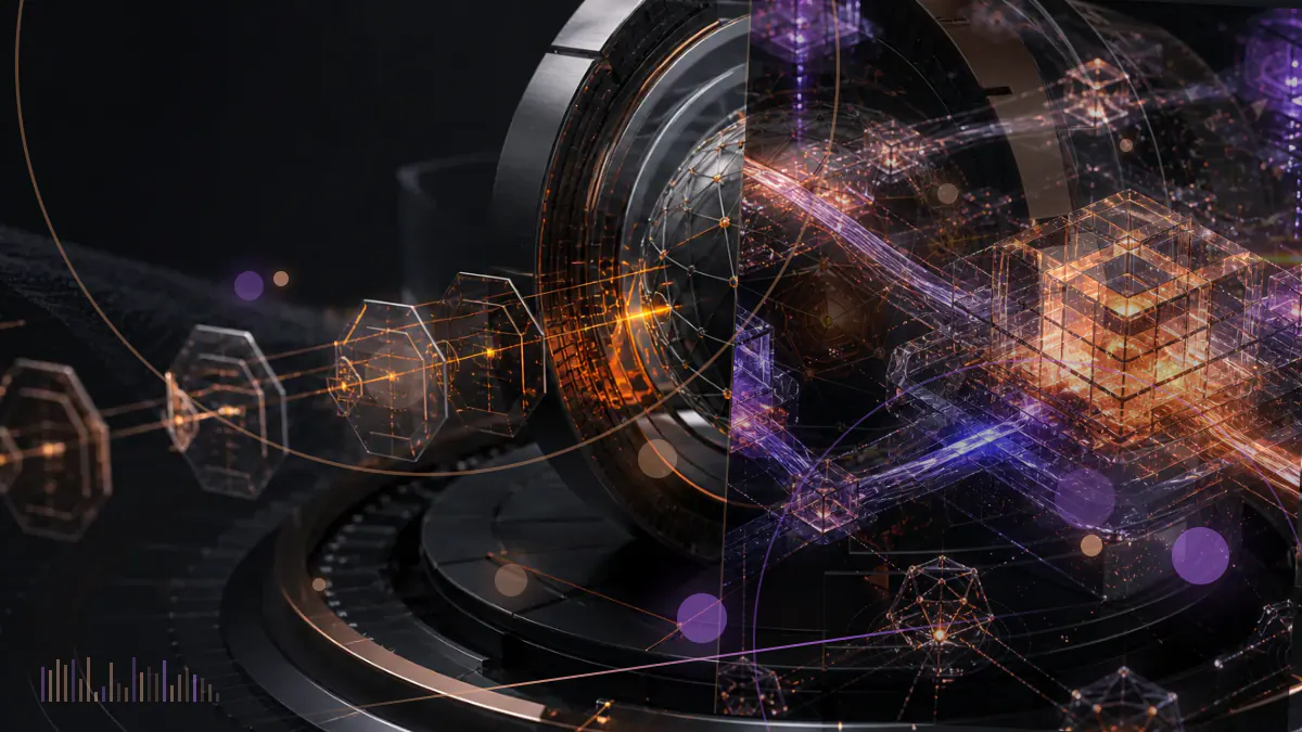 Conceptual illustration of a crypto-lending platform closing withdrawal and trading channels while financial records move into restructuring review