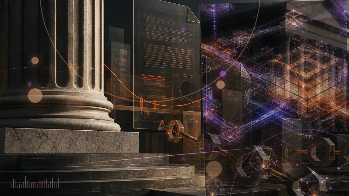 Conceptual illustration of stablecoin wallets connecting through Bridge infrastructure to a global Visa card-payment network