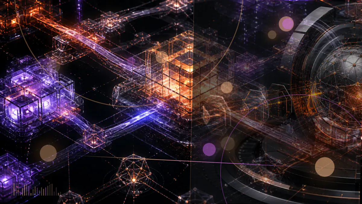 Conceptual illustration of WLFI governance tokens locked behind a digital barrier while futures price charts trade in the foreground