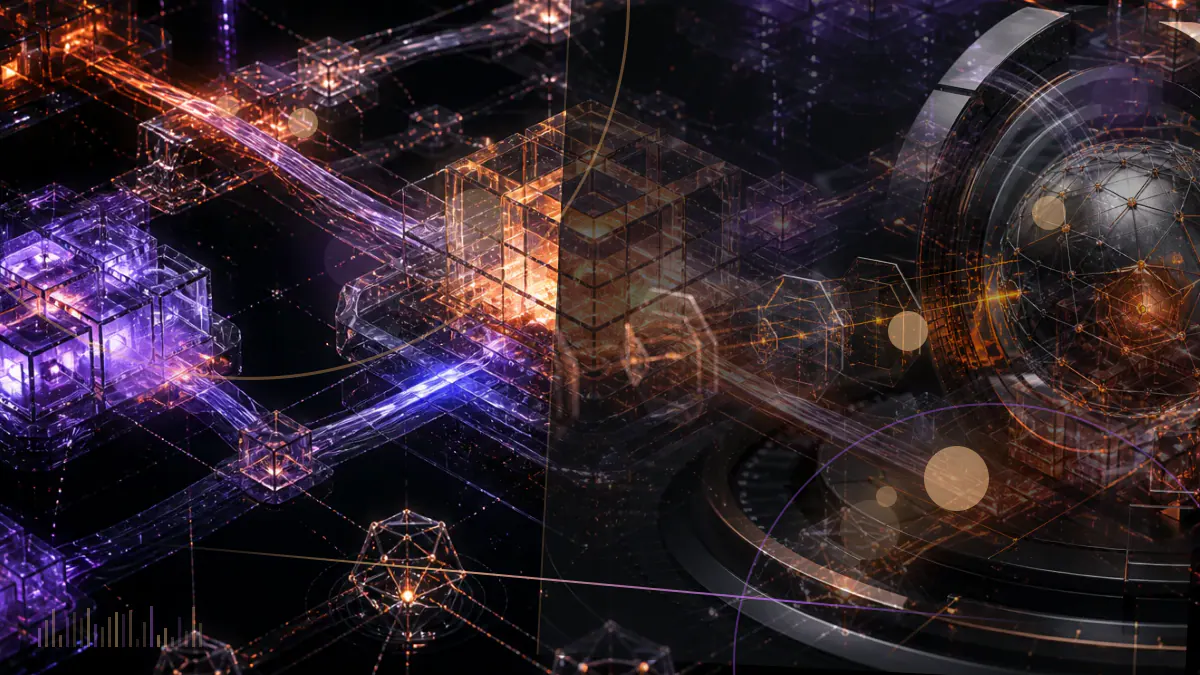 Conceptual illustration of WLFI governance tokens entering illuminated cryptocurrency exchange order books