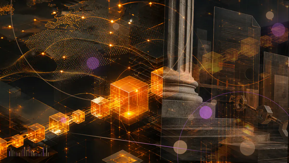 Conceptual illustration of a cryptocurrency exchange order book disconnected from Indian banking rails while digital wallets remain online